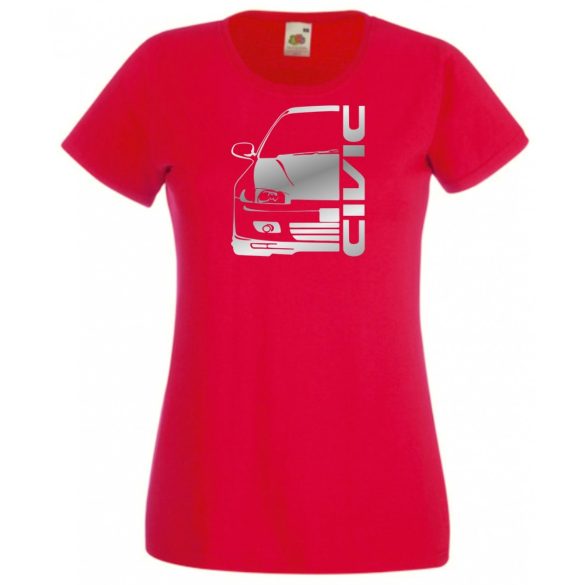 Auto fan Honda Civic női rövid ujjú póló