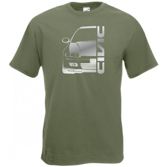 Auto fan Honda Civic férfi rövid ujjú póló