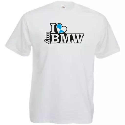 I Love My BMW férfi rövid ujjú póló