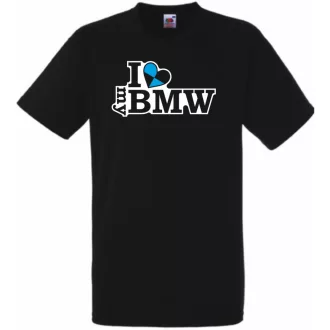 I Love My BMW férfi rövid ujjú póló