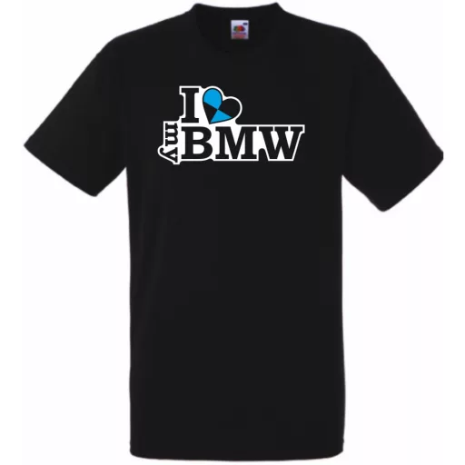 I Love My BMW férfi rövid ujjú póló
