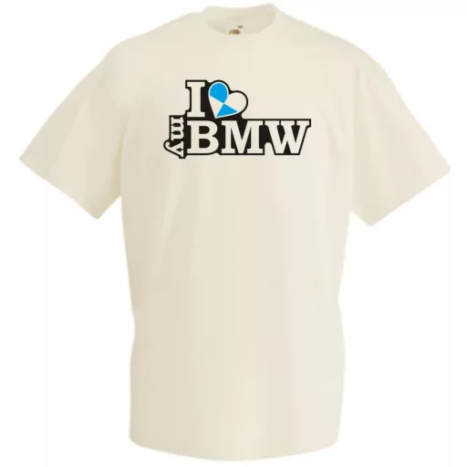 I Love My BMW férfi rövid ujjú póló
