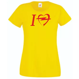 Autó fan I Love My Opel női rövid ujjú póló