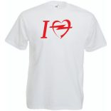 Autó fan I Love My Opel férfi rövid ujjú póló