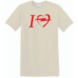 Autó fan I Love My Opel férfi rövid ujjú póló