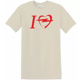 Autó fan I Love My Opel férfi rövid ujjú póló