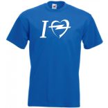 Autó fan I Love My Opel férfi rövid ujjú póló