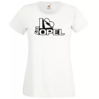 I Love My Opel női rövid ujjú póló