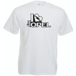 I Love My Opel férfi rövid ujjú póló