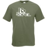 I Love My Opel férfi rövid ujjú póló