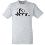 I Love My Opel férfi rövid ujjú póló