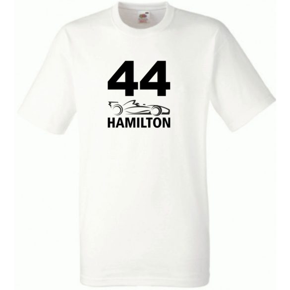 Autóverseny formula fan 44-es Hamilton férfi rövid ujjú póló
