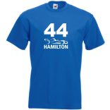 Autóverseny formula fan 44-es Hamilton férfi rövid ujjú póló