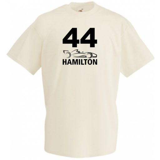 Autóverseny formula fan 44-es Hamilton férfi rövid ujjú póló