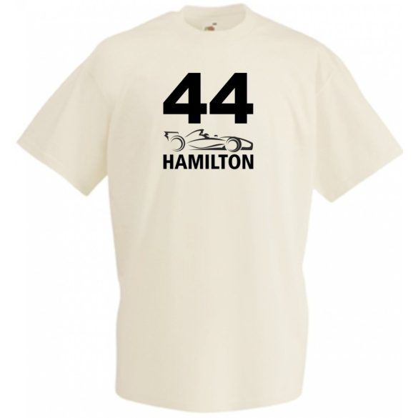 Autóverseny formula fan 44-es Hamilton férfi rövid ujjú póló