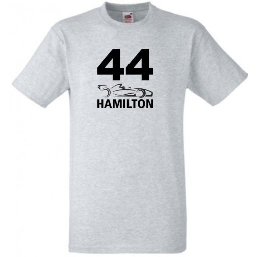 Autóverseny formula fan 44-es Hamilton férfi rövid ujjú póló