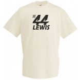 Autóverseny fan 44-es Hamilton férfi rövid ujjú póló