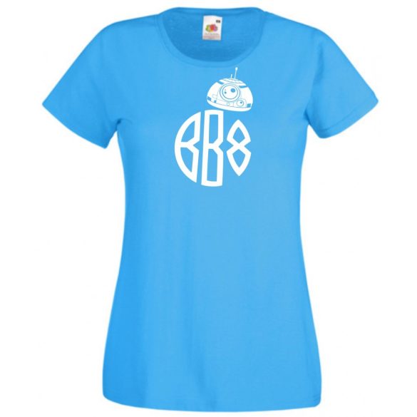 Funny Droid BB8 női rövid ujjú póló