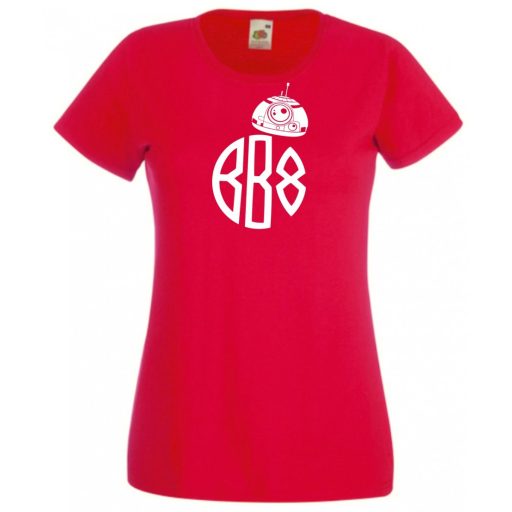 Funny Droid BB8 női rövid ujjú póló
