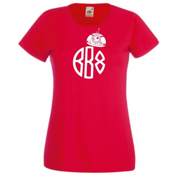 Funny Droid BB8 női rövid ujjú póló