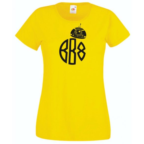 Funny Droid BB8 női rövid ujjú póló