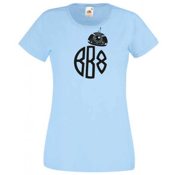 Funny Droid BB8 női rövid ujjú póló
