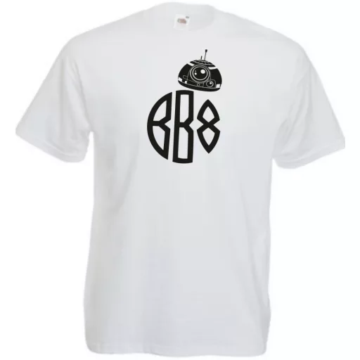 Funny Droid BB8 férfi rövid ujjú póló