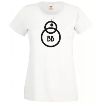Funny Droid BB8 női rövid ujjú póló