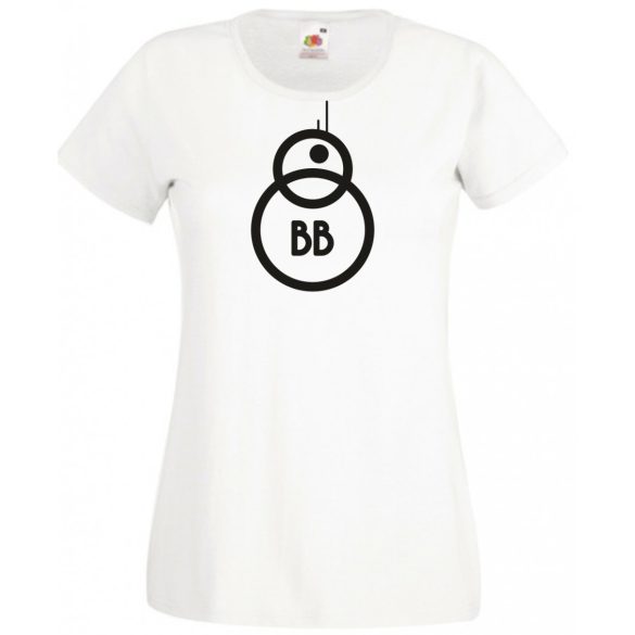 Funny Droid BB8 női rövid ujjú póló