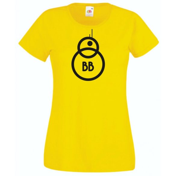 Funny Droid BB8 női rövid ujjú póló