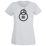 Funny Droid BB8 női rövid ujjú póló