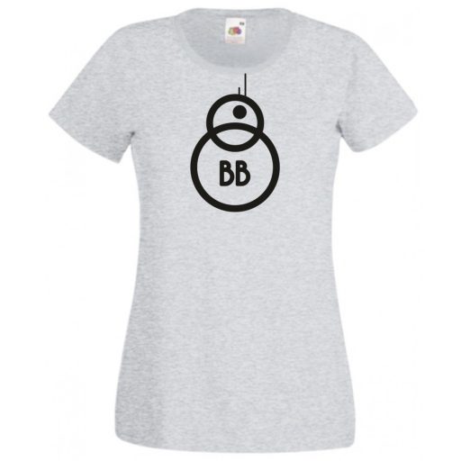 Funny Droid BB8 női rövid ujjú póló