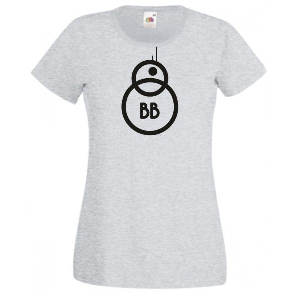 Funny Droid BB8 női rövid ujjú póló