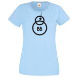 Funny Droid BB8 női rövid ujjú póló