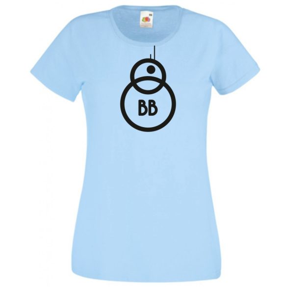 Funny Droid BB8 női rövid ujjú póló