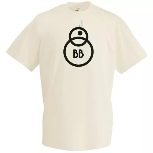 Funny Droid BB8 férfi rövid ujjú póló