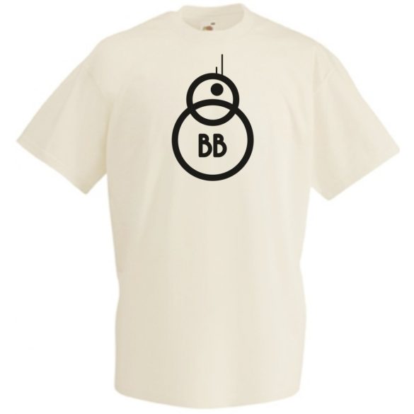Funny Droid BB8 férfi rövid ujjú póló