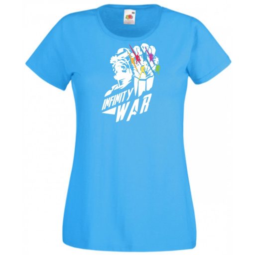 Hősök Thanos kesztyűje a végtelen kövekkel női rövid ujjú póló