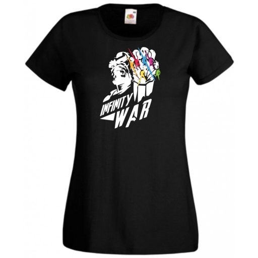 Hősök Thanos kesztyűje a végtelen kövekkel női rövid ujjú póló
