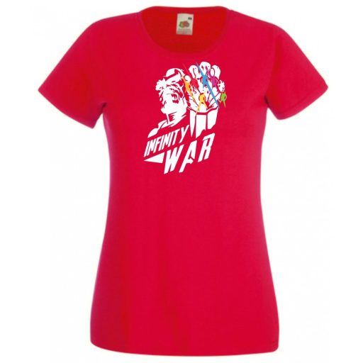 Hősök Thanos kesztyűje a végtelen kövekkel női rövid ujjú póló