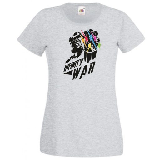 Hősök Thanos kesztyűje a végtelen kövekkel női rövid ujjú póló