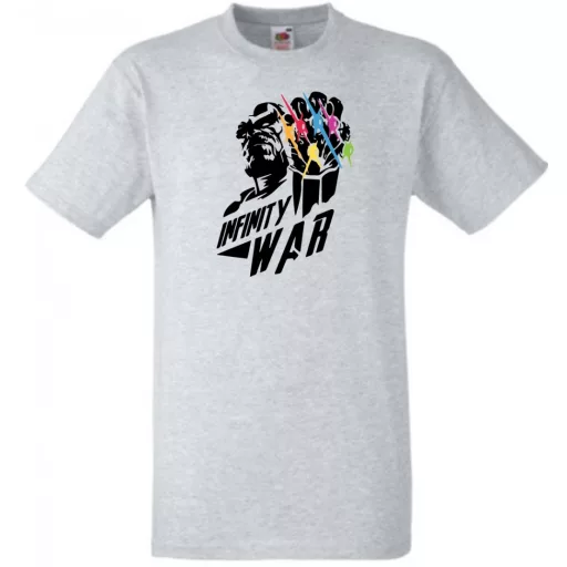Hősök Thanos kesztyűje a végtelen kövekkel férfi rövid ujjú póló
