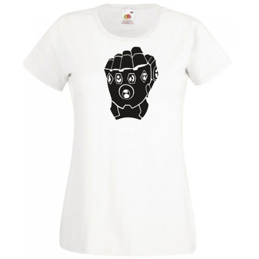 Hősök Bosszúállók Thanos kesztyűje női rövid ujjú póló