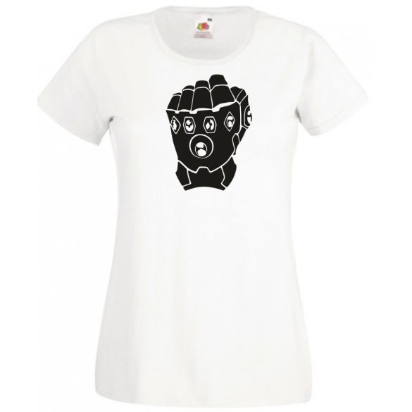 Hősök Bosszúállók Thanos kesztyűje női rövid ujjú póló