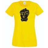 Hősök Bosszúállók Thanos kesztyűje női rövid ujjú póló