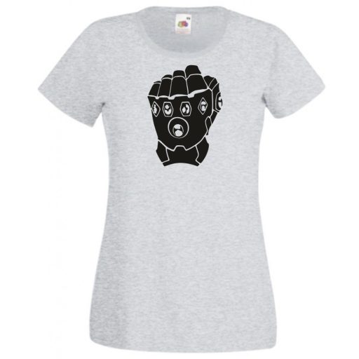 Hősök Bosszúállók Thanos kesztyűje női rövid ujjú póló