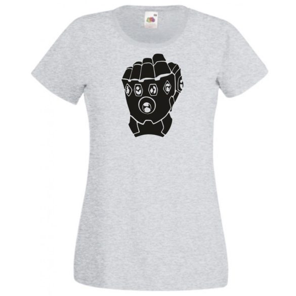 Hősök Bosszúállók Thanos kesztyűje női rövid ujjú póló