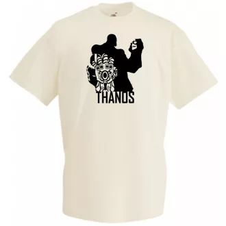   Hősök Bosszúállók Thanos minima férfi rövid ujjú póló