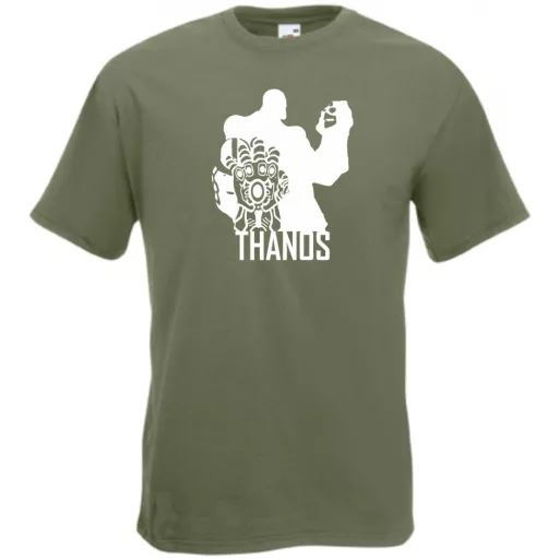 Hősök Bosszúállók Thanos minima férfi rövid ujjú póló
