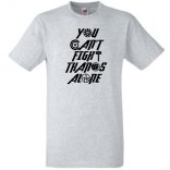 Nem tudsz egyedül harcolni Thanos ellen férfi rövid ujjú póló